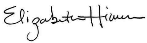 Elizabeth Signature